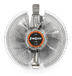 Кулер ExeGate EX286149RUS EE90 (Al, LGA775/115*/1200/AM2/AM2+/AM3/AM3+/AM4/FM1/FM2, TDP 75W, 90mm, 2200RPM, Hydro bearing, 3pin, 22db, 215г)