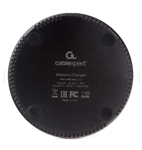 Беспроводной адаптер питания Cablexpert MP3A-PC-32, QI 10Wt, 7,5Wt, 5Wt, черный