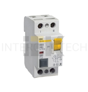 УЗО Iek MDV10-2-025-100 ВД1-63 2Р 25А 100мА ИЭК