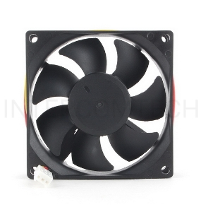 Вентилятор Gembird D8025HM-3 80x80x25, гидродинамический, 3 pin, провод 30 см {240}