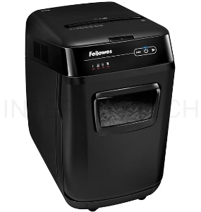 Шредер Fellowes AutoMax 200C (секр.P-4)/фрагменты/200лист./32лтр./пл.карты