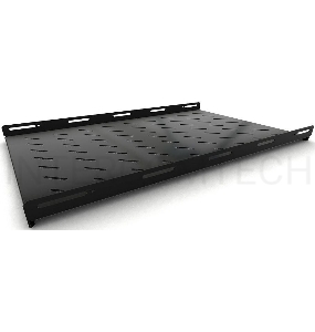 Hyperline TSH3L-850-RAL9004 Полка стационарная, глубина 850 мм, с боковым креплением, нагрузка до 20 кг, для шкафов серии TTB, TTR, TTC2, 485х850мм (ШхГ), цвет черный (RAL 9004)