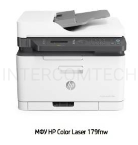 МФУ лазерный HP Color LaserJet 179fnw (4ZB97A),  (цветной, А4, принтер/копир/сканер/факс, 600dpi, 18(4)ppm, 128Mb, ADF40, WiFi, Lan, USB)