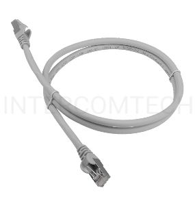 Кабель Патч-корд Lanmaster FTP LAN-PC45/S6A-5.0-GY вилка RJ-45-вилка RJ-45 кат.6А 5м серый LSZH (уп.:1шт)