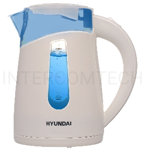Чайник электрический Hyundai HYK-P2030 1.7л. 2200Вт кремовый (корпус: пластик)