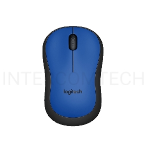 Мышь Logitech M220 Silent синий оптическая (1000dpi) беспроводная USB (2but)