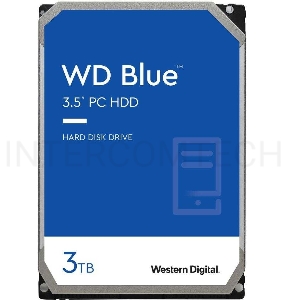 Жесткий диск Western Digital Original SATA-III 3Tb WD30EZAZ Blue (5400rpm) 256Mb 3.5