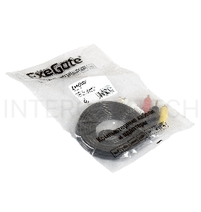Кабель аудио ExeGate EX284945RUS EX-CCA-4P2R-2.0 (3.5mm Jack M/3xRCA M, 2м)