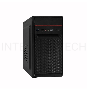 Корпус Exegate EX283063RUS  Minitower ExeGate BAA-107U Black, mATX, <AAA450, 80mm>, 1*USB+2*USB3.0, Audio