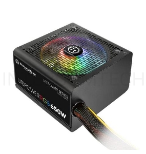 Блок питания Thermaltake Litepower RGB 650W (PS-LTP-0650NHSANE-1) v2.3, A.PFC, 80 Plus , Fan 12 cm, Retail