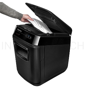 Шредер Fellowes AutoMax 130C (секр.P-3)/фрагменты/130лист./32лтр./пл.карты