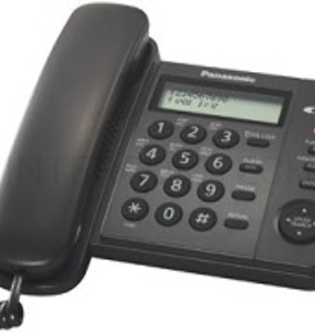 Телефон Panasonic KX-TS2356RUB (черный) {АОН,Caller ID,ЖКД,блокировка набора,выключение микрофона}