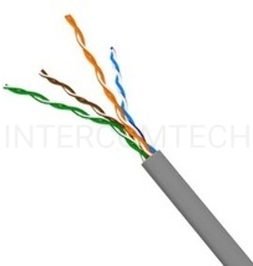 Кабель информационный Lanmaster TWT-5EUTP-XL кат.5е U/UTP не экранированный 4X2X24AWG PVC внутренний 305м серый