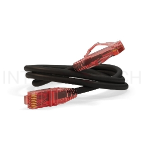 Патч-корд Hyperline U/­UTP, Cat.5е, LSZH, 1.5 м, черный 