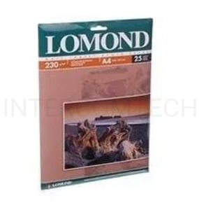 Фотобумага Lomond 0102050 A4/230г/м2/25л./белый матовое для струйной печати