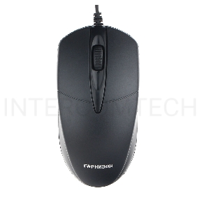 Мышь Гарнизон GM-220, USB, чип- Х, черный,1000 DPI, 2кн.+колесо-кнопка