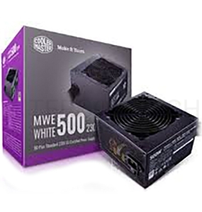 Блок питания Cooler Master MWE White, 500W, ATX, 120mm, 6xSATA, 2xPCI-E(6+2), APFC, 80+ White MPE-5001-ACABW-EU