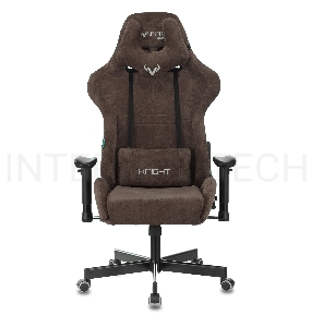 Кресло игровое Бюрократ VIKING KNIGHT LT10 FABRIC коричневый крестовина металл/пластик