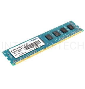 Модуль памяти Patriot DIMM DDR3 4Gb 1333MHz PSD34G13332 RTL PC3-10600 CL9 240-pin 1.5В