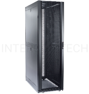 Шкаф монтажный APC AR3300 42U 600x1200мм пер.дв.перфор. задн.дв.перфор. 2 бок.пан. 1363.64кг черный