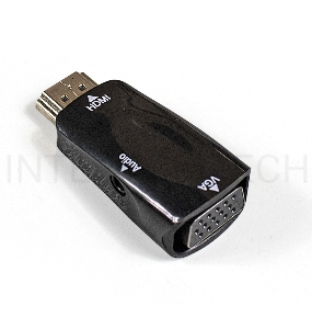Переходник  Exegate EX284927RUS HDMI-VGA ExeGate EX-HDMIM-VGAF-C (19M/15F)