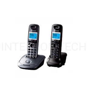 Телефон Panasonic KX-TG2512RU1 {Доп трубка в комплекте, АОН, Caller ID, спикерфон, полифония}
