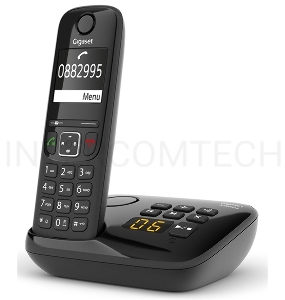 Р/Телефон Dect Gigaset AS690A RUS черный автооветчик АОН