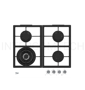 Газовая варочная поверхность BEKO HILW64225SW 7763586728