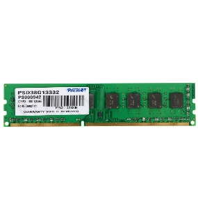 Память Patriot 8Gb DDR3 8Gb 1333MHz DIMM PSD38G13332 RTL PC3-10600 CL9 240-pin 1.5В