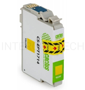 Картридж струйный Cactus CS-EPT1714 желтый для Epson Expression Home XP-33/103/203/207 (10ml)