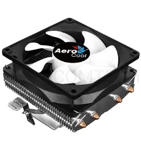 Кулер CPU Aerocool Air Frost 4 (универсальный, 125W, 25.7 dB, 1800 rpm, 90мм, 3pin, подсветка, медь+ алюминий) RTL