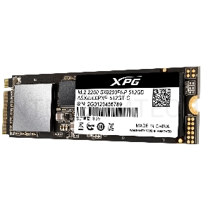 Накопитель SSD ADATA 512GB XPG SX8200 Pro, M.2 2280, PCI-E 3x4, [R/W - 3350/2350 MB/s] 3D-NAND TLC