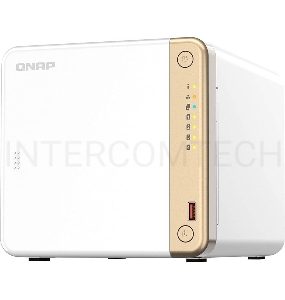 Сетевое хранилище channel QNAP TS-462-2G NAS 4 HDD trays, 2 x M.2 NVMe PCIe Gen 3 x1, 2-core Intel Celeron N4505  2.9 GHz, 2 GB RAM (1 x 2GB) up to 16 GB (2 x 8GB), 1x2.5 Gigabit Ethernet , Slot PCIe Gen 3 x2, 2 USB 3.2 Gen 2 (10Gbps) Port, 2xUSB USB 2.0 