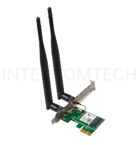 Сетевой адаптер Tenda E30 беспроводной двухдиапазонный PCI-e адаптер Wi-Fi 6 AX3000 c Bluetooth 5.0