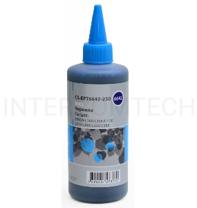 Чернила Cactus CS-EPT6642-250 голубой 250мл для Epson L100/L110/L120/L132/L200/L210/L222/L300/L312/L350/L355/L362/L366/L456/L550/L555/L566/L1300