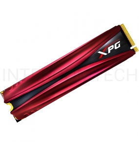 Накопитель SSD M.2 ADATA 256Gb XPG S11 Pro <AGAMMIXS11P-256GT-C> (PCI-E 3.0 x4, up to 3500/1200Mbs, 290000 IOPs, 3D TLC, NVMe 1.3, 22x80mm, радиатор)