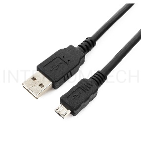 Кабель Gembird/Cablexpert  CC-mUSB2D-0.3M, USB 2.0 , мультиразъем USB, AM/microB 5P, 30sm 