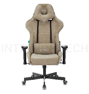 Кресло игровое Бюрократ VIKING KNIGHT LT21 FABRIC песочный крестовина металл/пластик