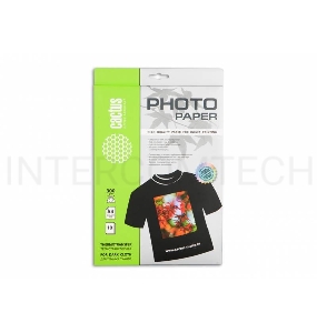 Термотрансфер Cactus CS-TD30010 A4/300г/м2/10л. для струйной печати для темных тканей