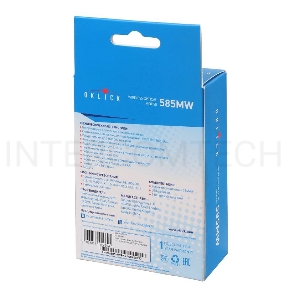 Мышь Oklick 585MW black optical (1600dpi) cordless USB (6but)
