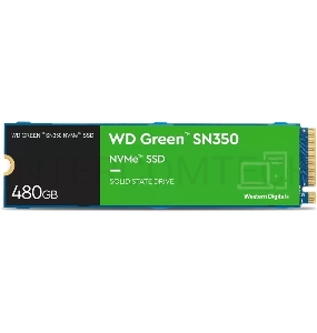 Накопитель SSD Western Digital WD Original PCI-E x4 480Gb WDS480G2G0C Green SN350 M.2 2280