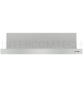 Вытяжки GORENJE Встраиваемая вытяжка, ширина 60 см, механическое управление, отвод и рециркуляция, 450 м3/ч, нержавеющая сталь
