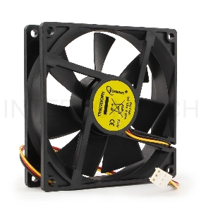 Вентилятор для корпуса Gembird 92x92x25mm, ball, узкий разъем 3 pin FANCASE2/BALL