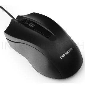 Мышь Гарнизон GM-115, USB, чип- Х, черный, 800 DPI, 2кн.+колесо-кнопка