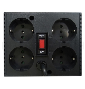 Стабилизатор напряжения Powercom TCA-1200 600Вт 1200ВА черный