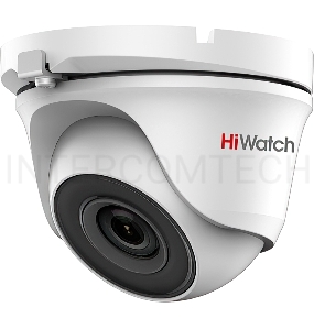 Камера видеонаблюдения HiWatch DS-T203(B) 2.8-2.8мм HD-CVI HD-TVI цветная корп.:белый
