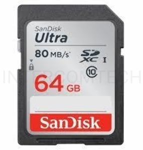 Карта памяти SDXC 64GB UHS-I SDSDUN4-064G-GN6IN SANDISK