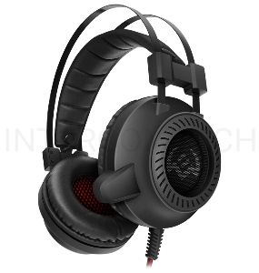 Игровые наушники SVEN AP-U840MV с микрофоном черный (USB, LED, 50 мм)