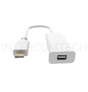 Адаптер Buro BHP RET TPC_MDP USB Type-C (m) miniDisplayPort (f) белый