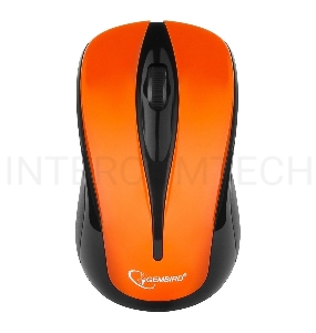 Мышь Gembird MUSW-325-O Orange USB {Мышь беспров., 2кн.+колесо-кнопка, 2.4ГГц, 1000 dpi}